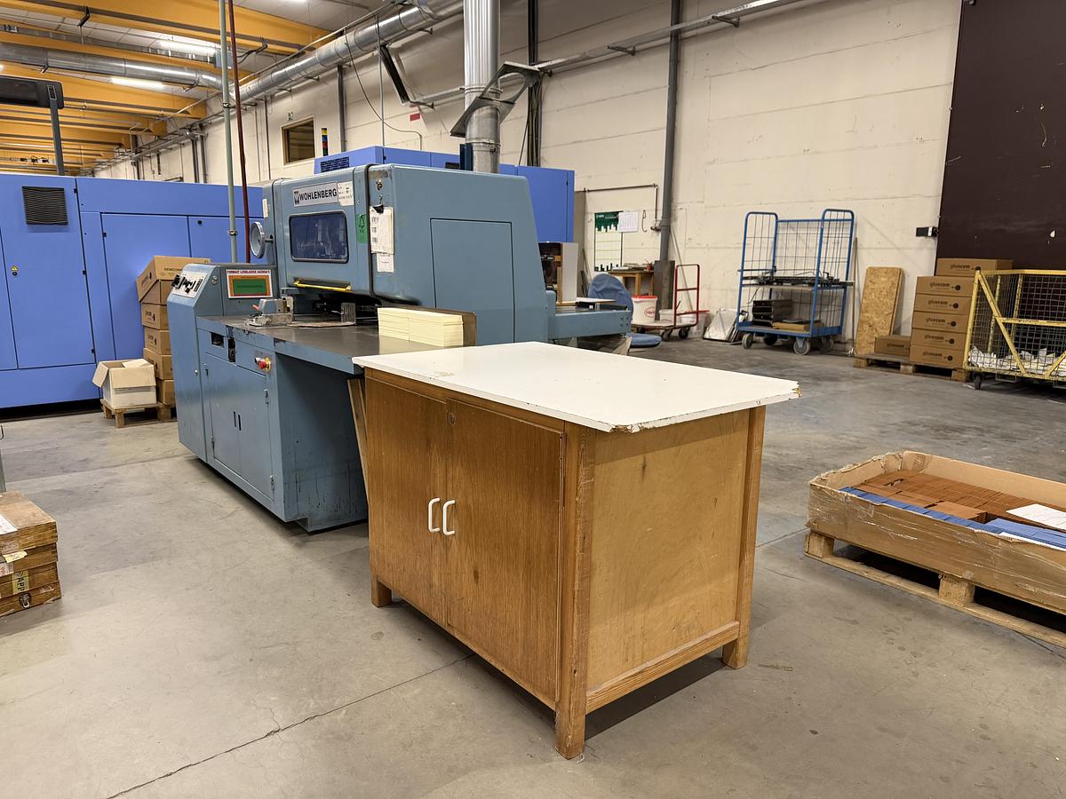 Used Wohlenberg three knife trimmer 44 FO (+/- 1982)