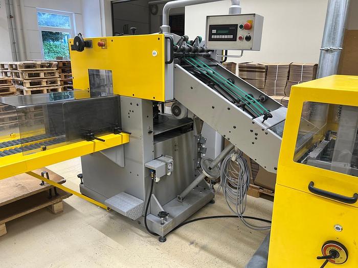 Used Müller Martini saddle stitcher Presto 1550 (2000)