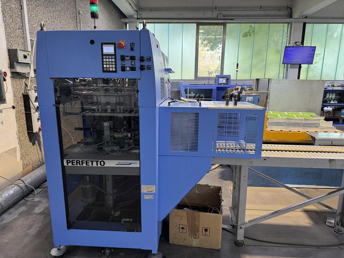 Used Müller Martini saddle stitcher Primera MC (2018)