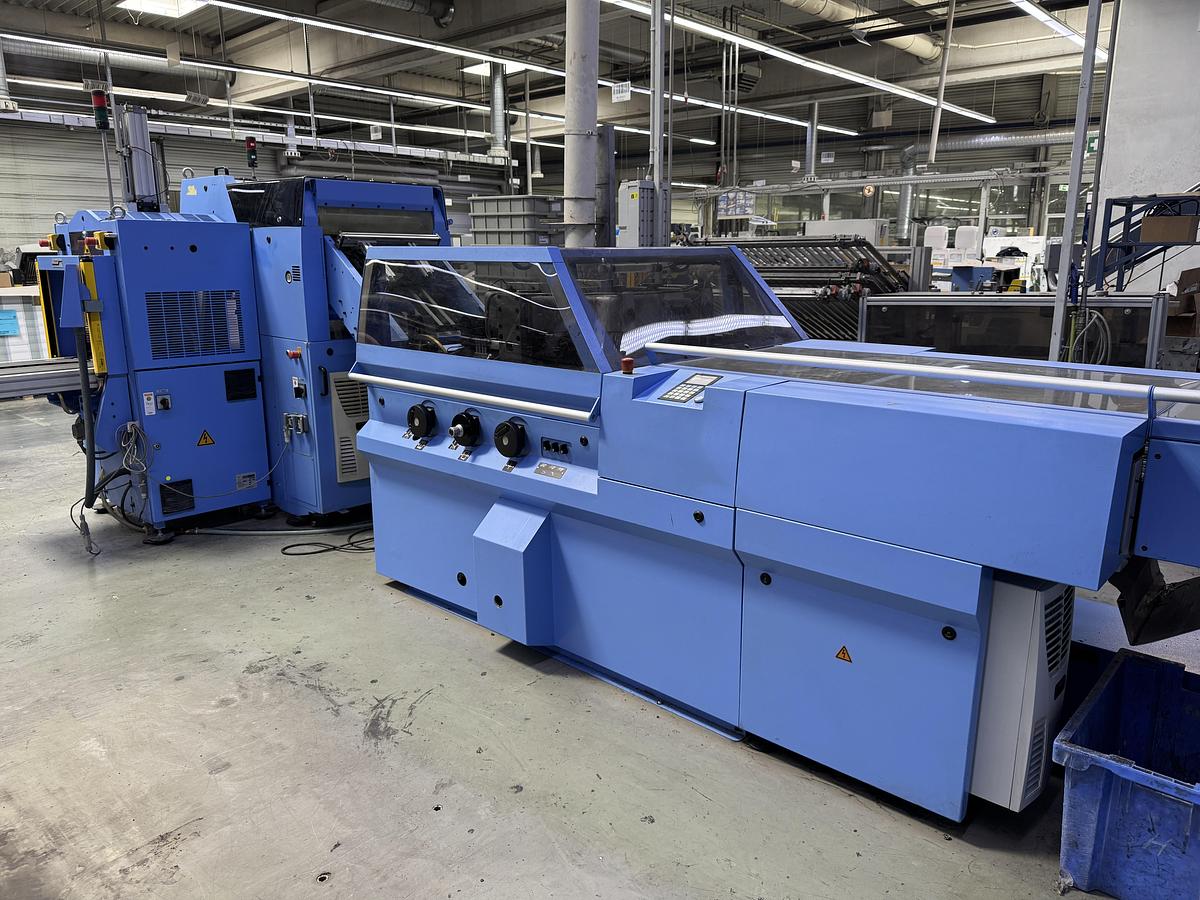 Used Müller Martini saddle stitcher Primera C140 (2009)