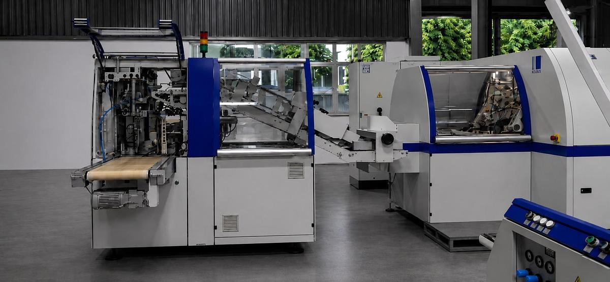 Used Kolbus perfect binder KM 600 (2015)
