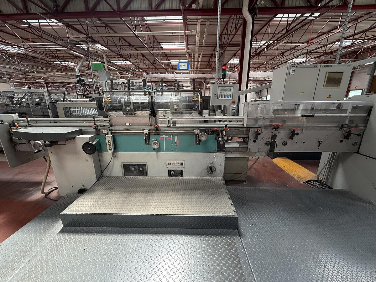 Used Sigloch book gluing line VAM - SB 3000.2 - DNH (2004)