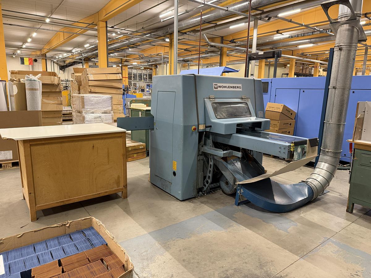 Used Wohlenberg three knife trimmer 44 FO (+/- 1982)