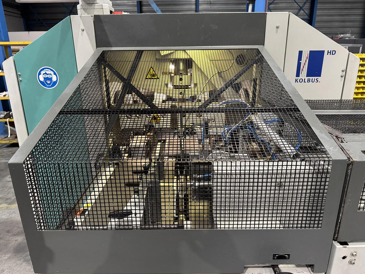 Used Kolbus three knife trimmer HD 142.P (2004)