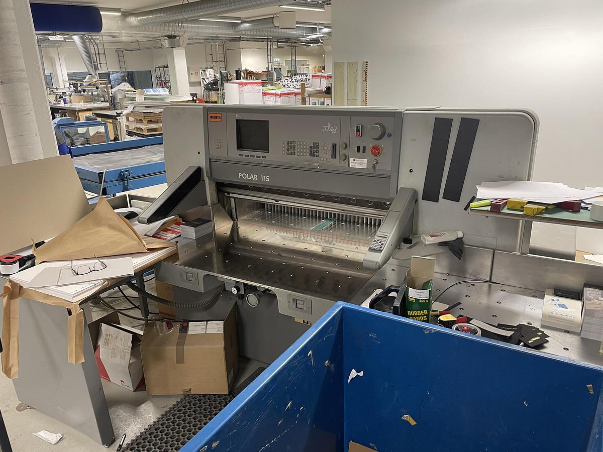 Used Polar guillotine 115 ED (2002)