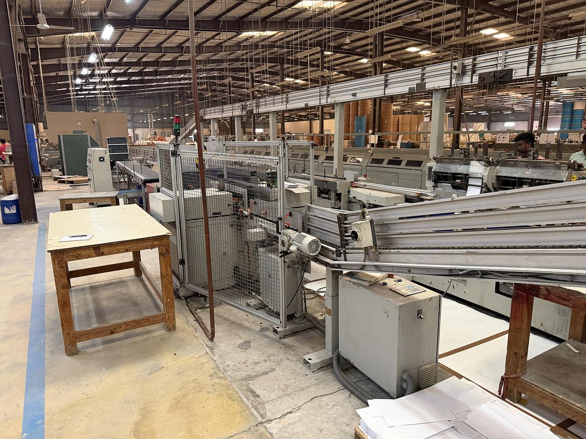 Used Sigloch book back gluing machine SB-3100/2 (2005)