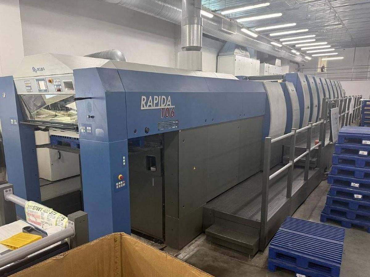 Used KBA (Koenig & Bauer) Rapida 106-8+LV (2015)