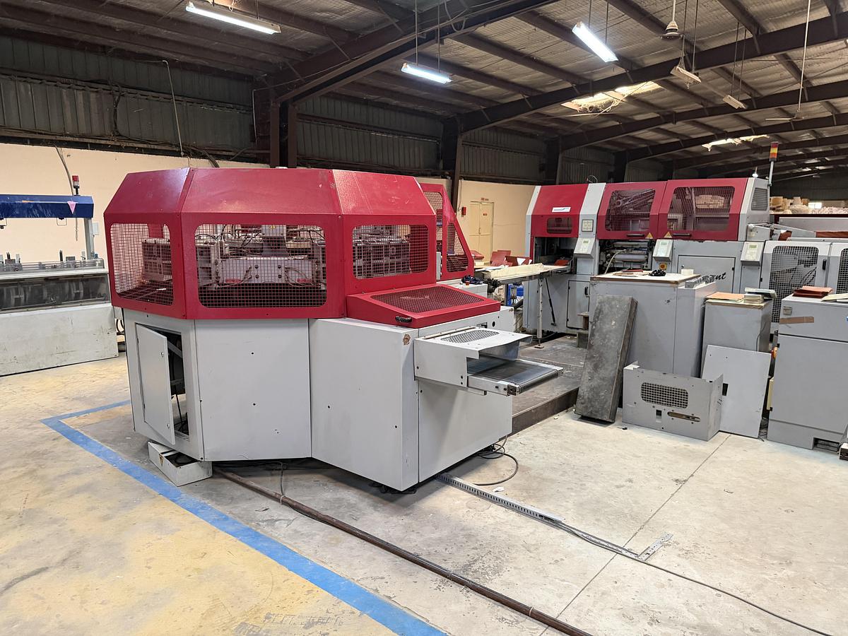 Used Müller Martini - VBF hard cover book line Diamant (2001)