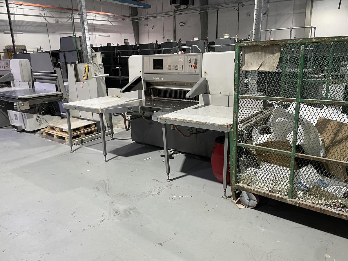 Used Polar guillotine 115 E (2001)