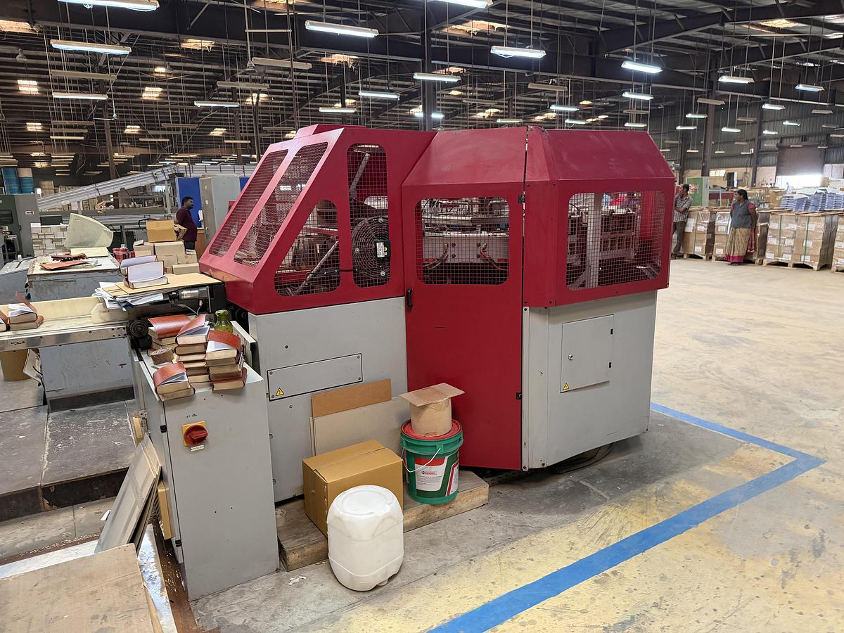 Used Müller Martini - VBF hard cover book line Diamant (2001)