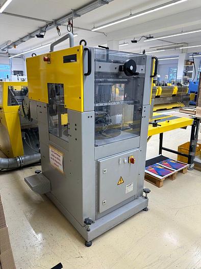 Used Müller Martini saddle stitcher Presto 1550 (2000)