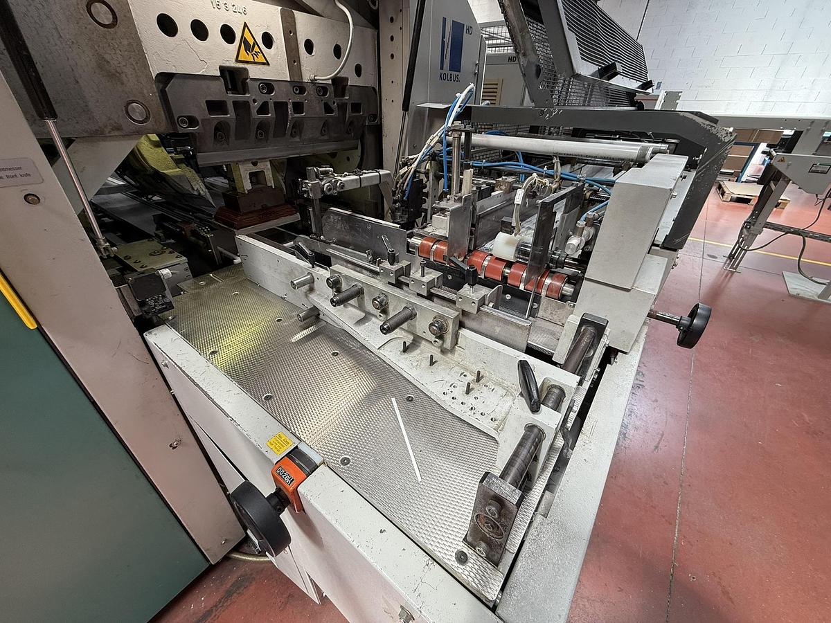 Used Kolbus three knife trimmer HD 142.P (2004)