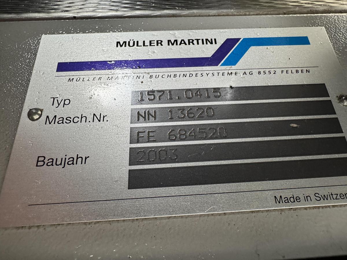 Used Müller Martini element 1571 (2003)