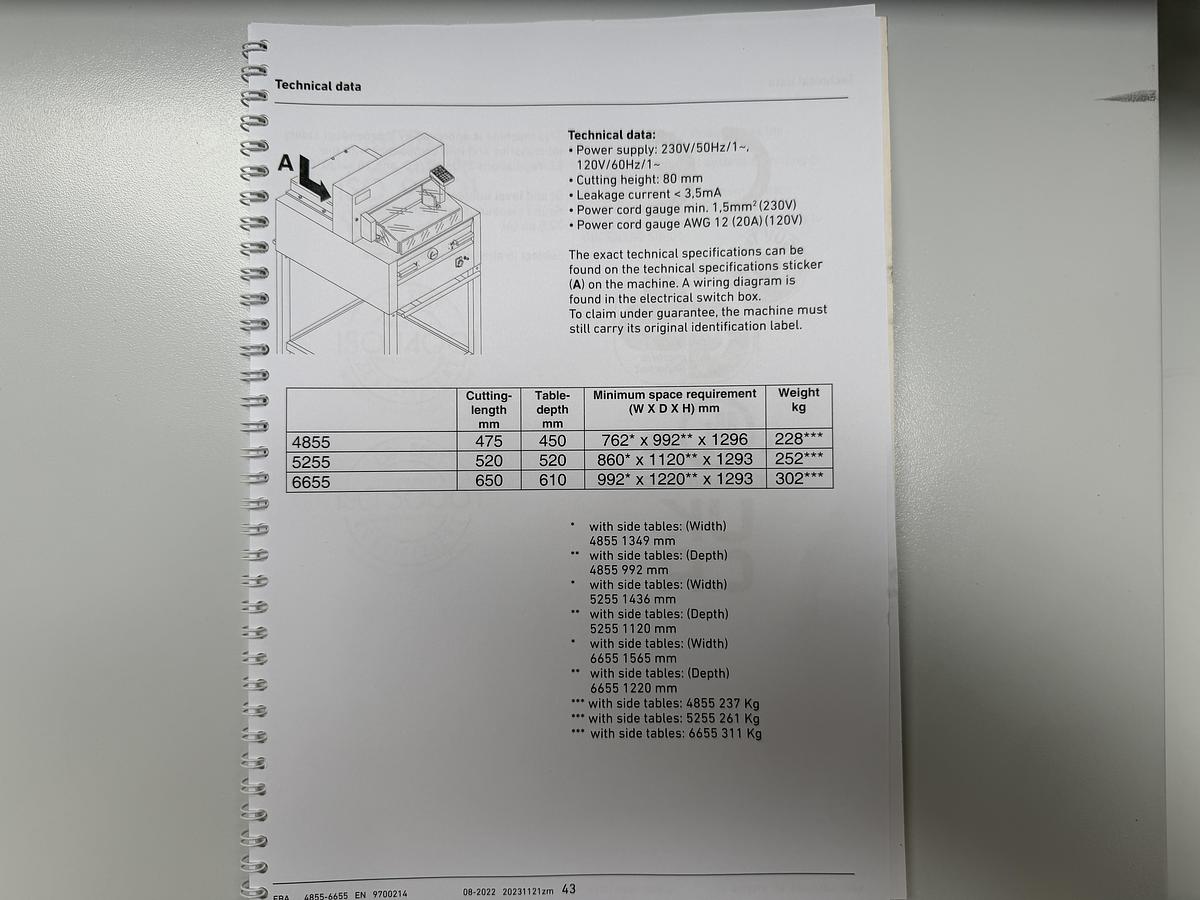 Used EBA 4855 (2020)