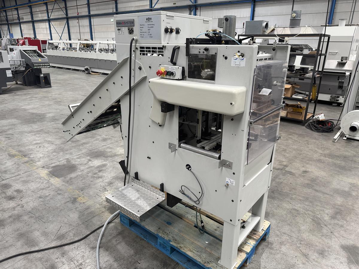 Used Wohlenberg perfect binder City E-6000 (2007)