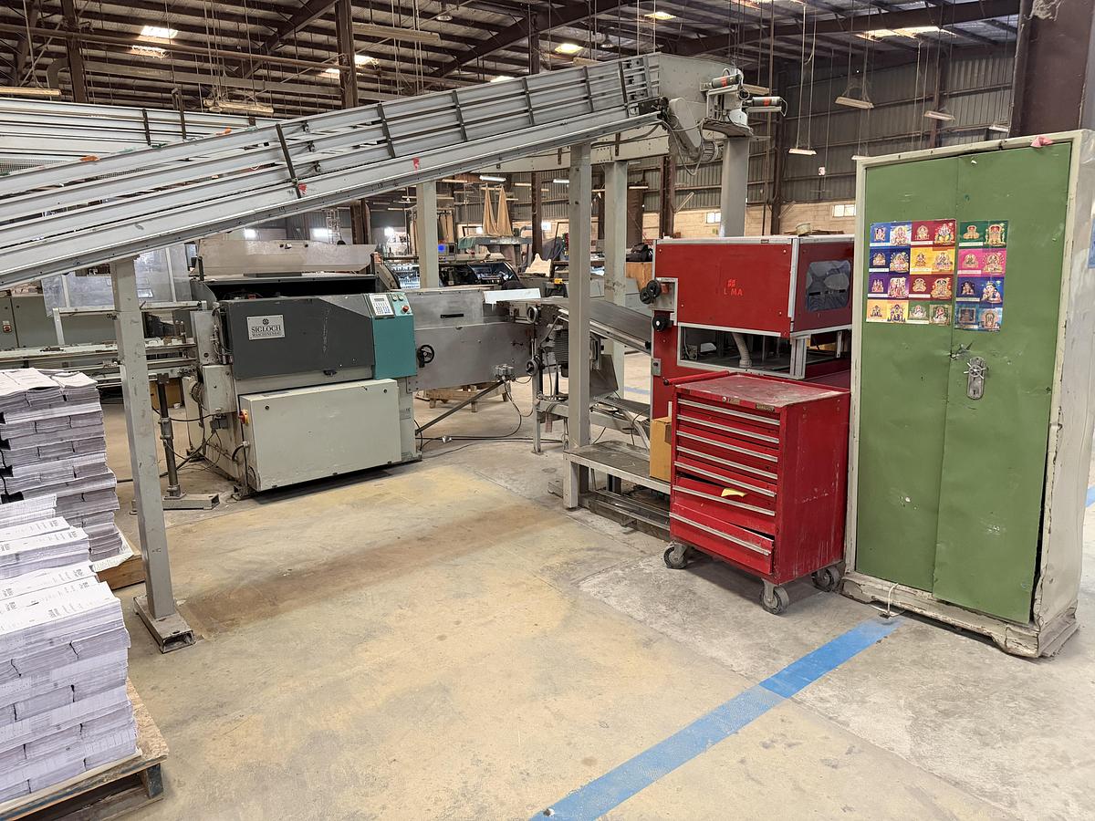 Used Sigloch book back gluing machine SB-3100/2 (2005)