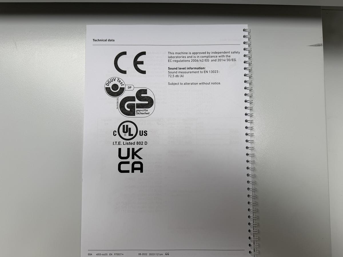 Used EBA 4855 (2020)