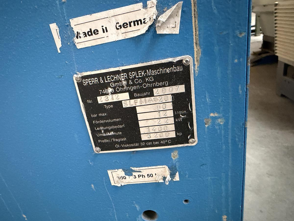 Used Sperr & Lechner SLFI/A-200 (2007)