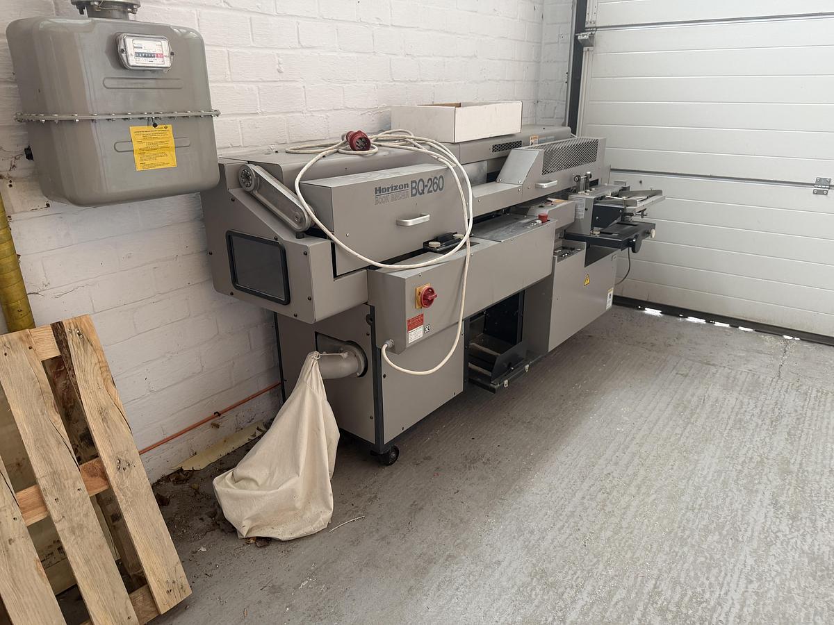 Used Horizon perfect binder BQ-260 (1997)