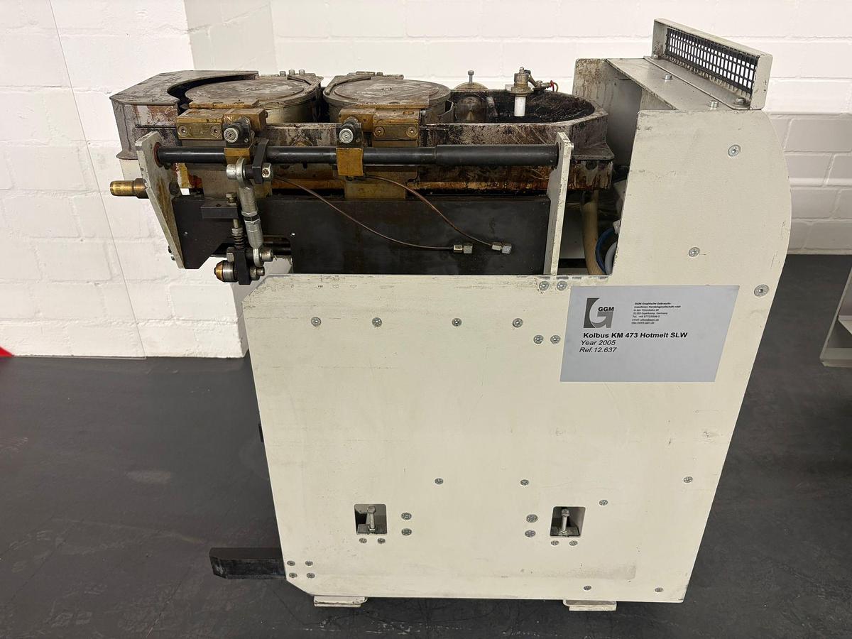 Used Kolbus Hotmelt side gluing unit (2005)