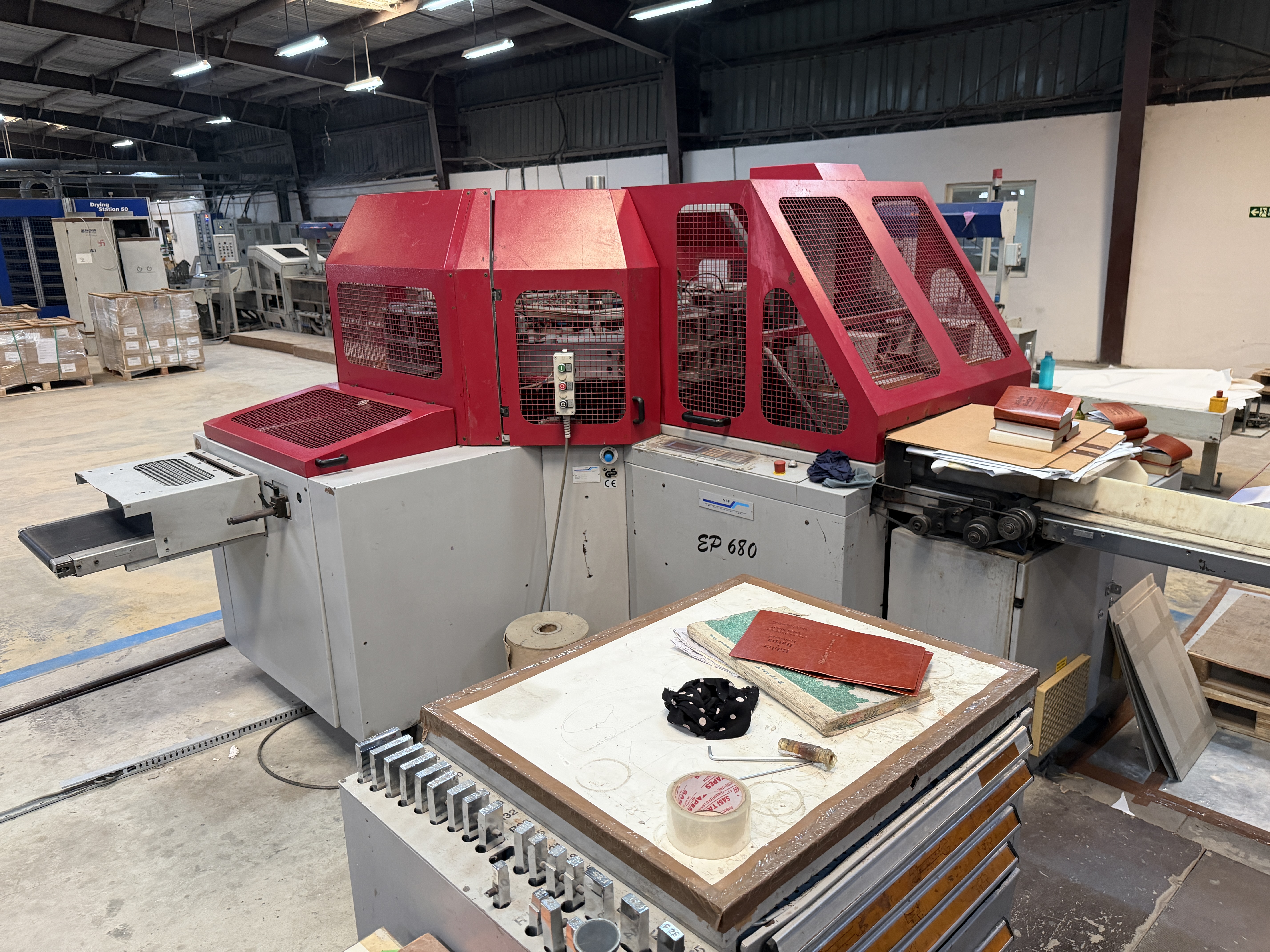 Used Müller Martini - VBF hard cover book line Diamant (2001)