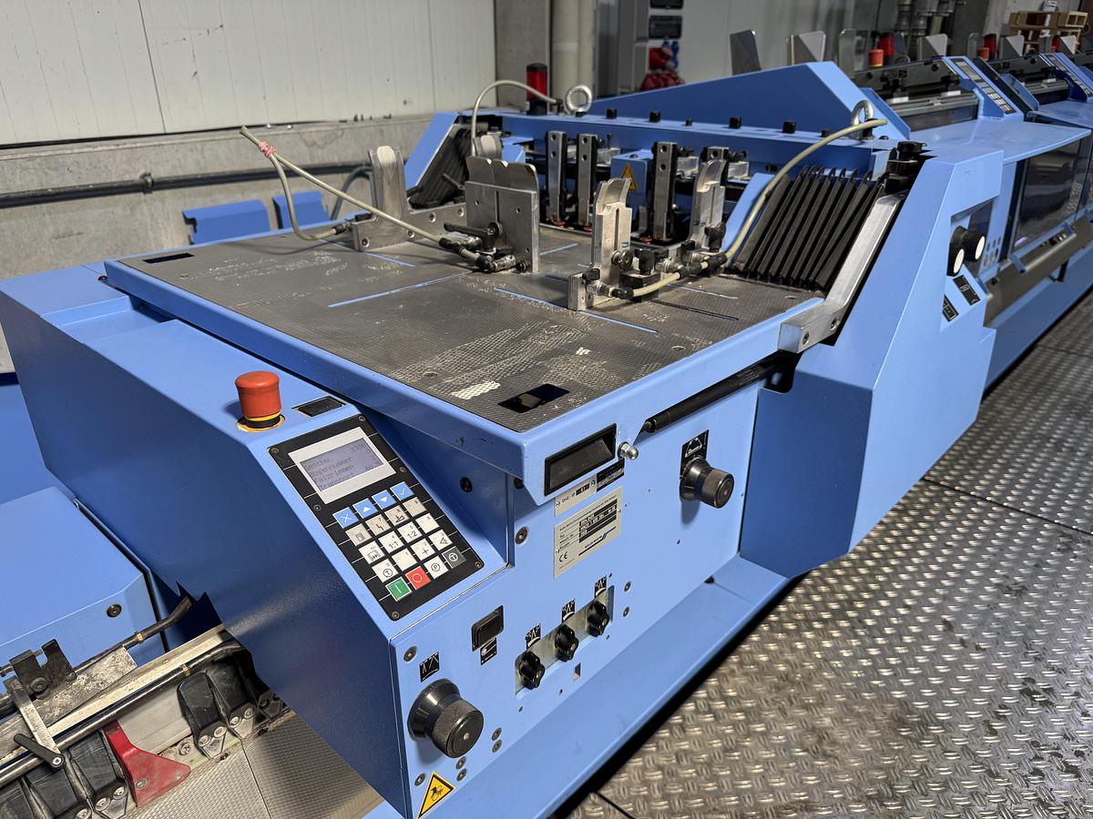 Used Müller Martini saddle stitcher Primera C140 (2009)