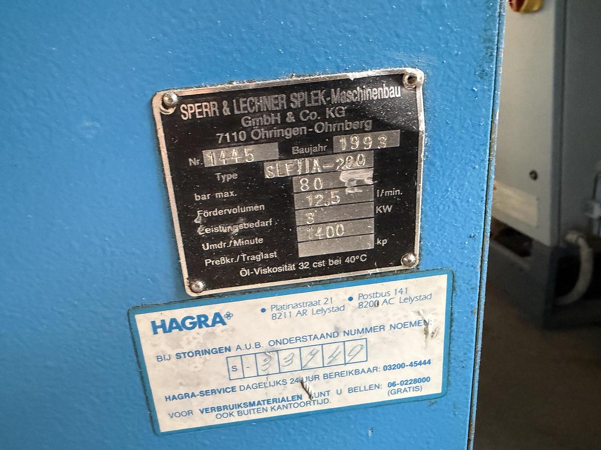 Used Sperr & Lechner SLFI/A-200 (1993)