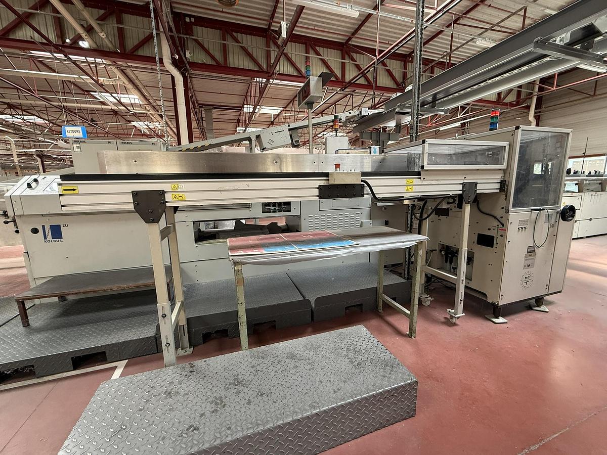 Used Meccanotecnica book block feeder Feedo (Kolbus XMT 280)) (2004)