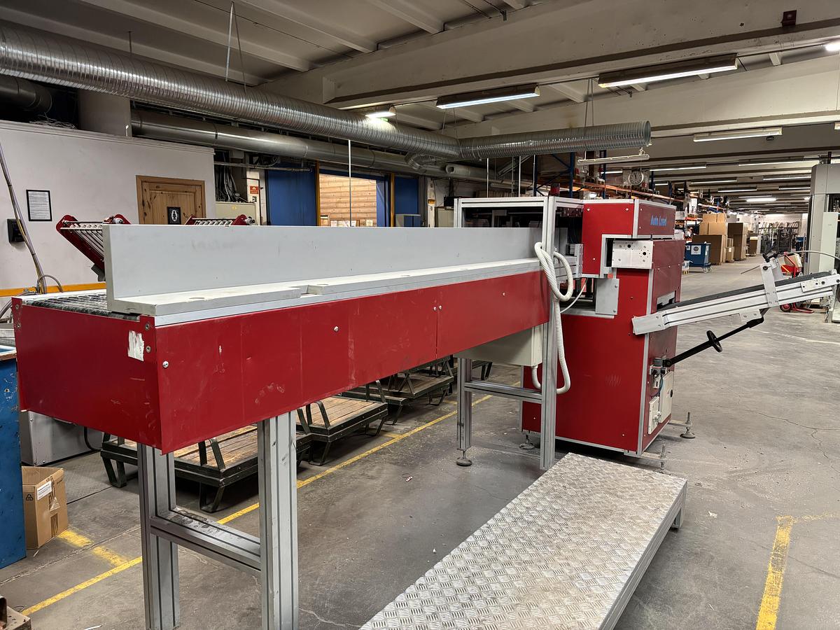 Used Solema book block feeder, FastBook (2000)