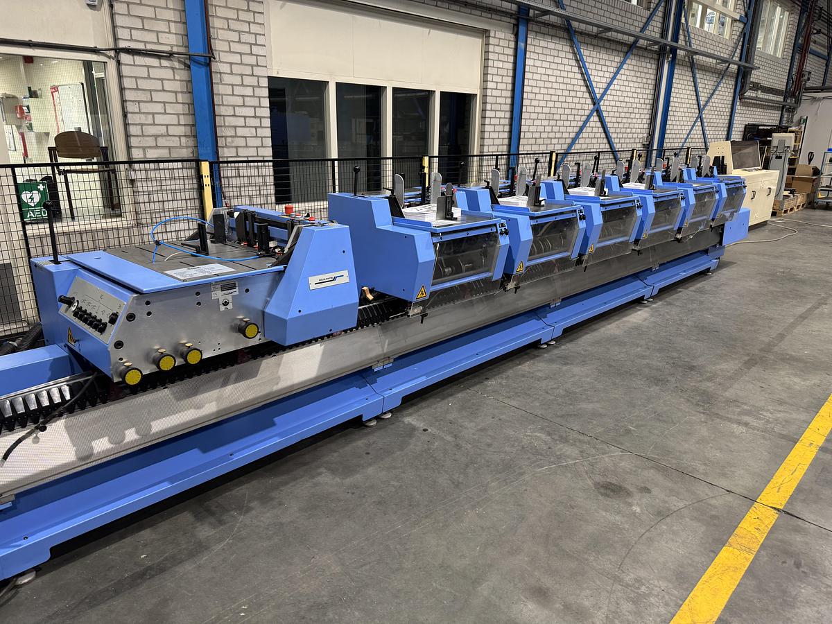 Used Müller Martini saddle stitcher Primera A110 (2008)