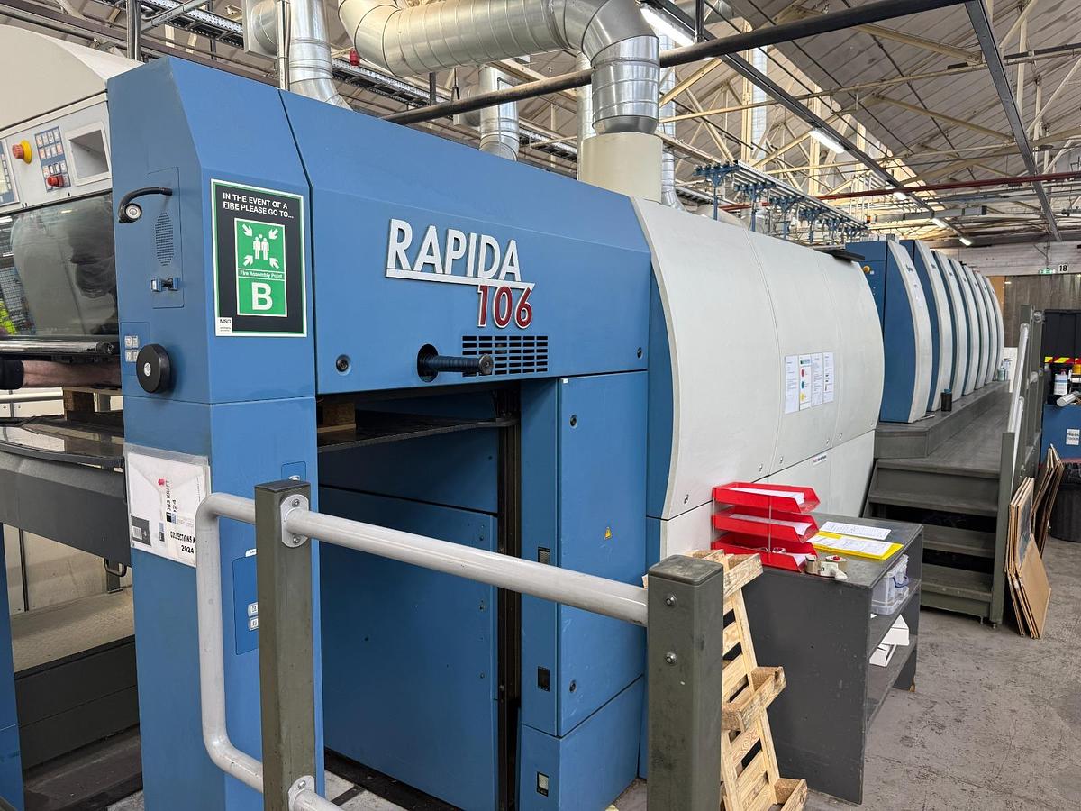 Used KBA (Koenig & Bauer) Rapida 106-6+L ALV2 CX (2010)