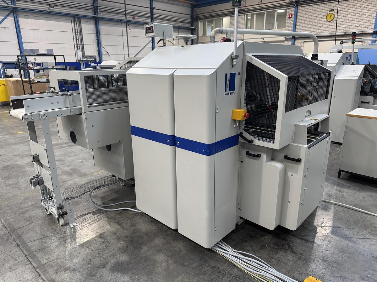 Used Kolbus three knife trimmer HD 150.B (2005)