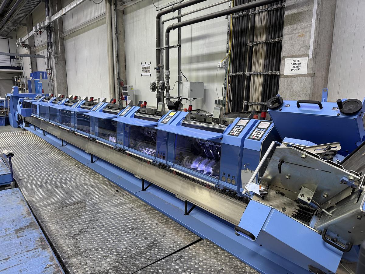 Used Müller Martini saddle stitcher Primera C140 (2009)