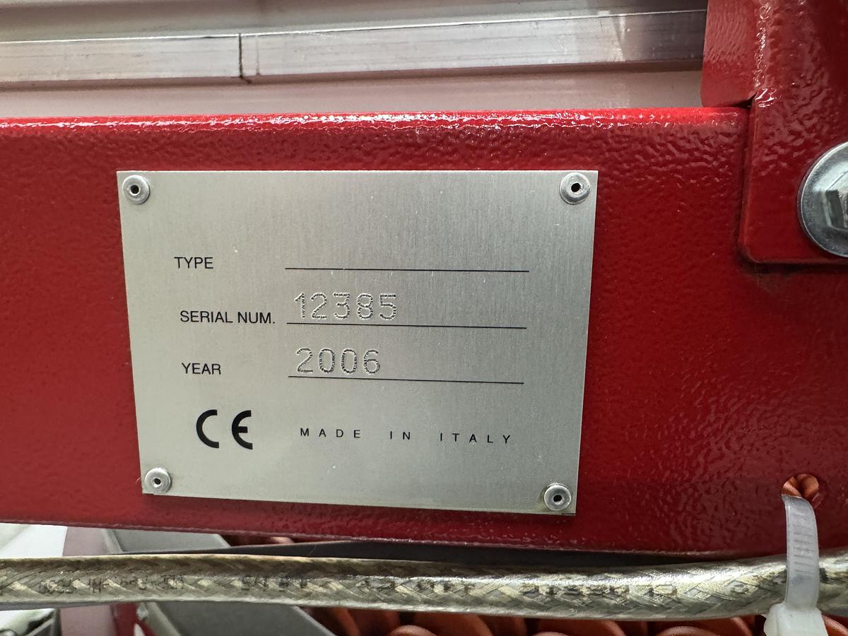 Used Solema Straight and 90° conveyor system, with lifting table (no1)