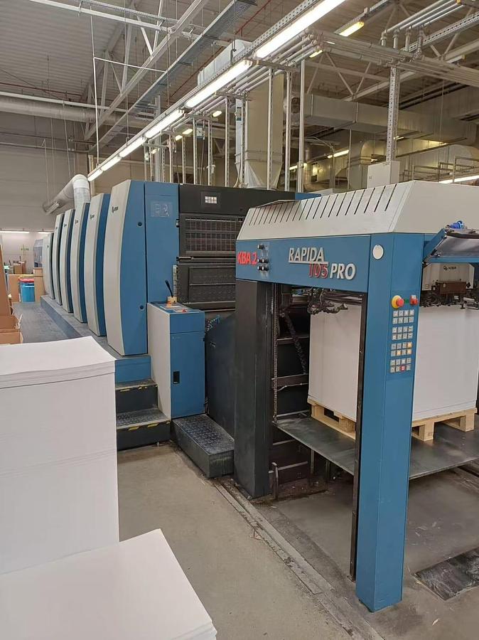 Used KBA (Koenig & Bauer) Rapida 105-5+L Pro (2017)