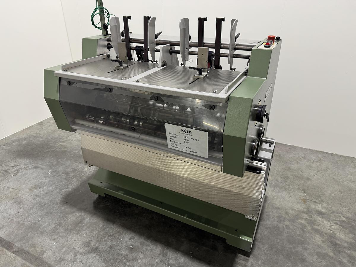 Used Müller Martini signature feeder 1551 (1996)