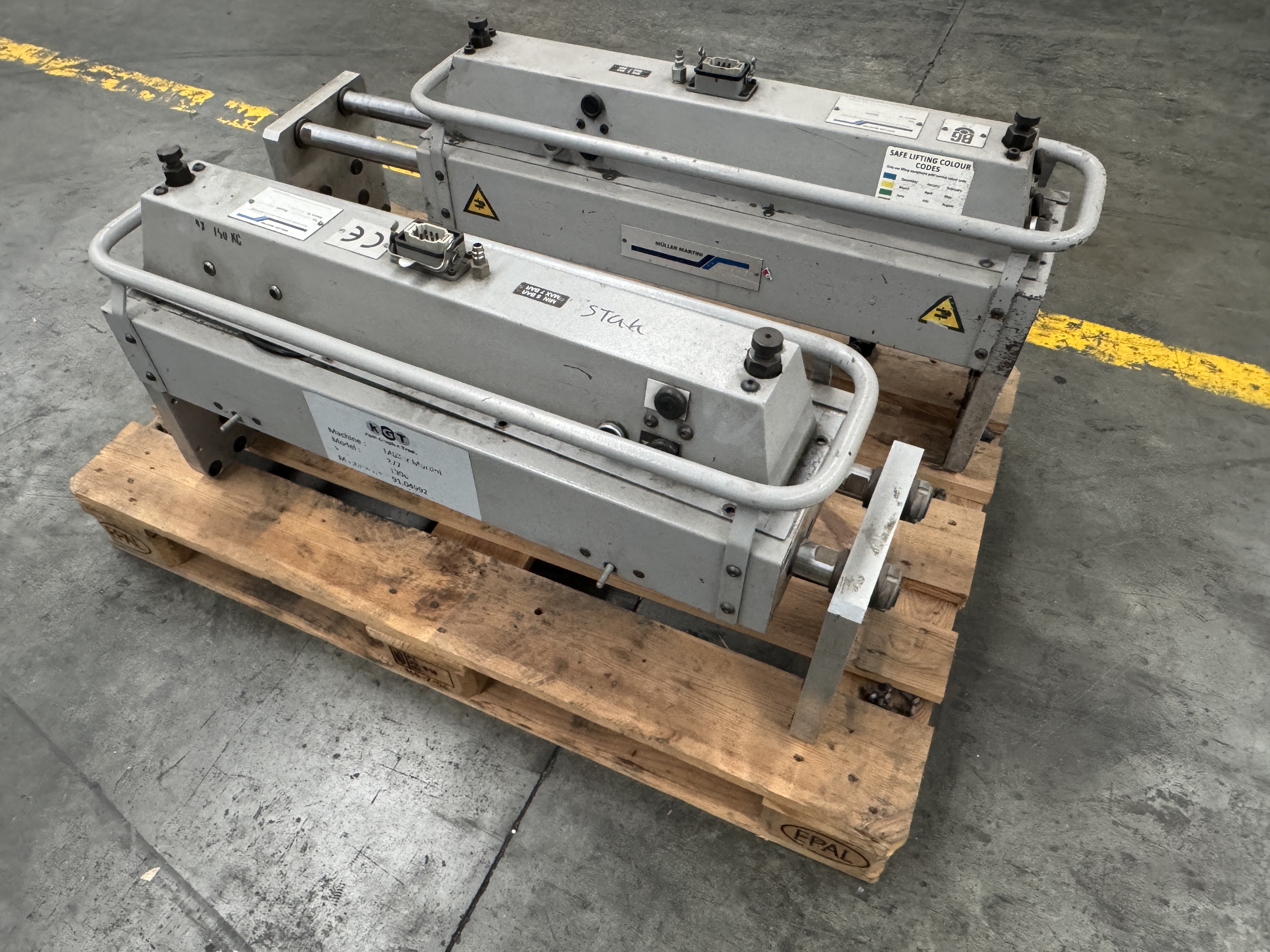 Used Müller Martini bundle clamp 277 (1996)