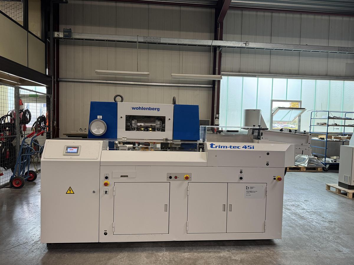 Used Wohlenberg three knife trimmer Trim-Tec 45i (2011)