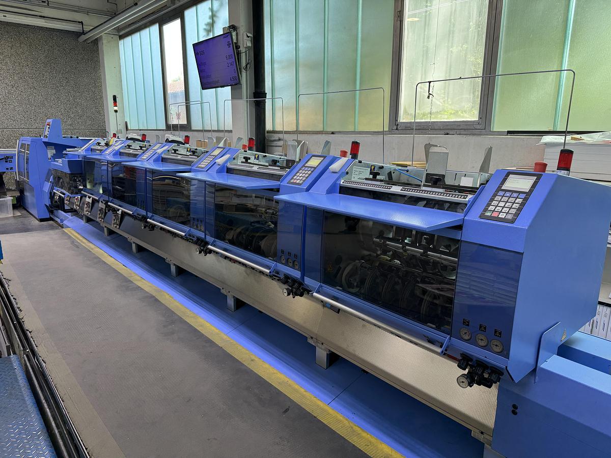 Used Müller Martini saddle stitcher Primera MC (2018)