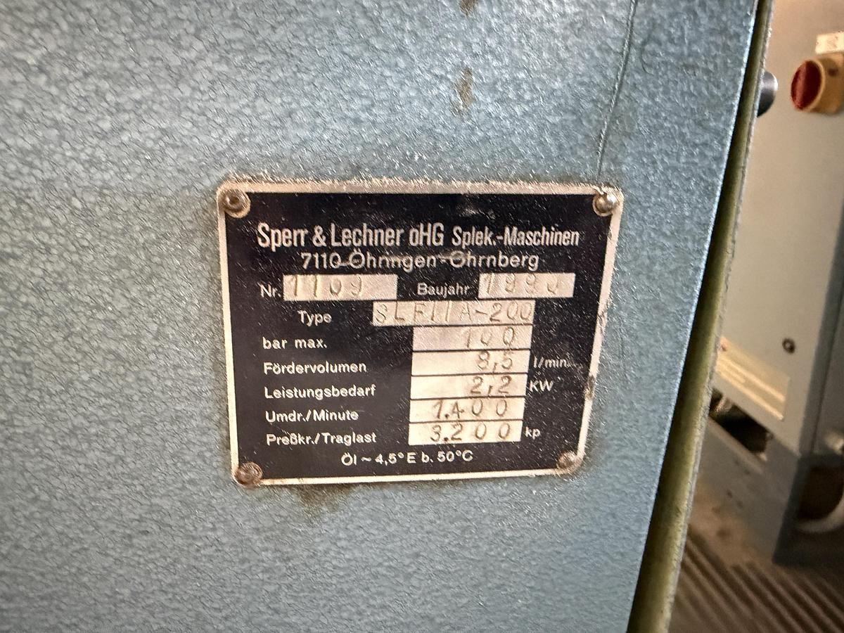 Used Sperr & Lechner SLFI/A-200 (1990)