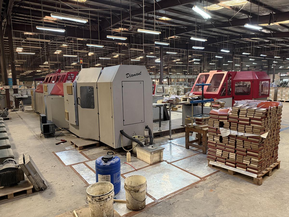 Used Müller Martini - VBF hard cover book line Diamant (2001)