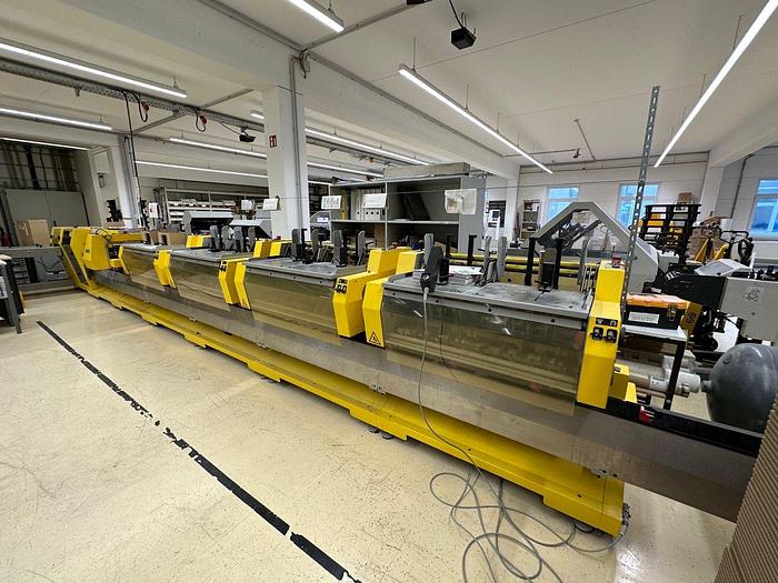 Used Müller Martini saddle stitcher Presto 1550 (2000)