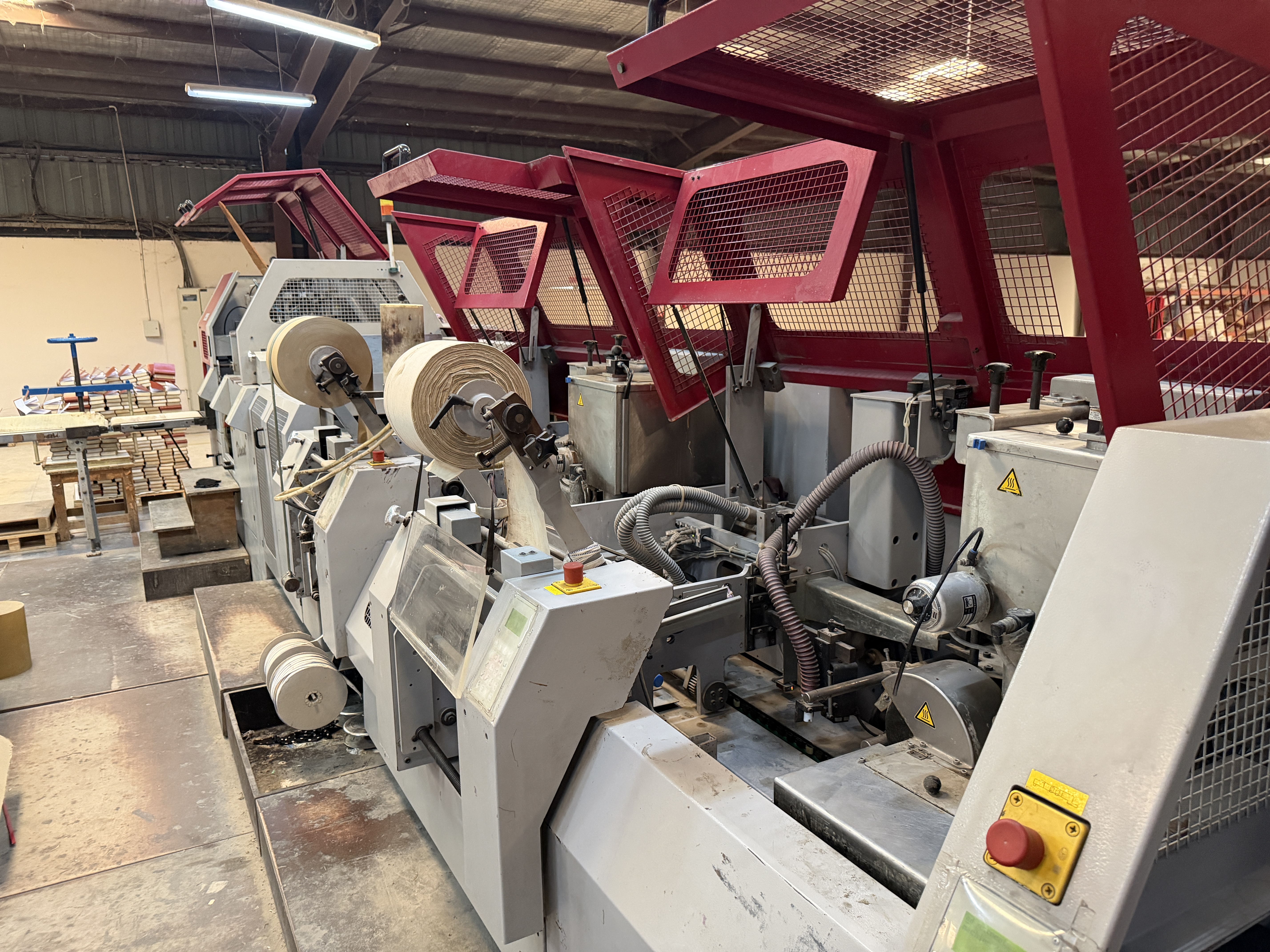 Used Müller Martini - VBF hard cover book line Diamant (2001)