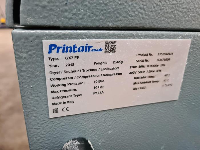 Used Atlas Copco GX7 FF (2018)