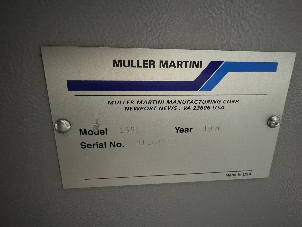 Used Müller Martini signature feeder 1551 (1996)