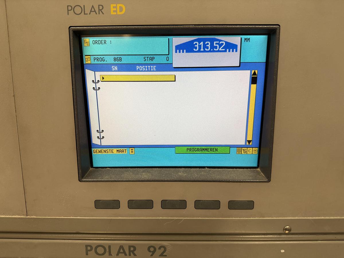 Used Polar guillotine 92 ED (1995)