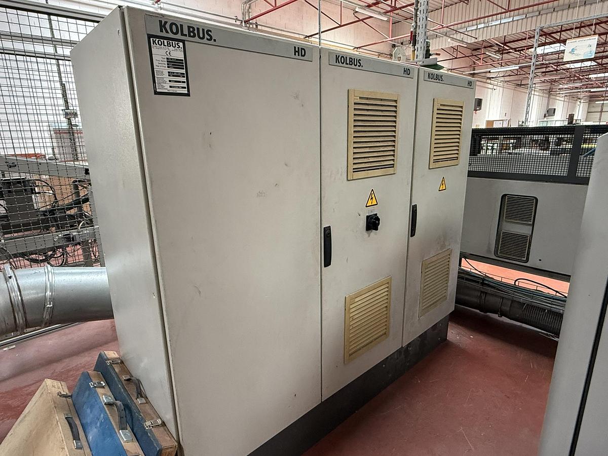 Used Kolbus three knife trimmer HD 142.P (2004)