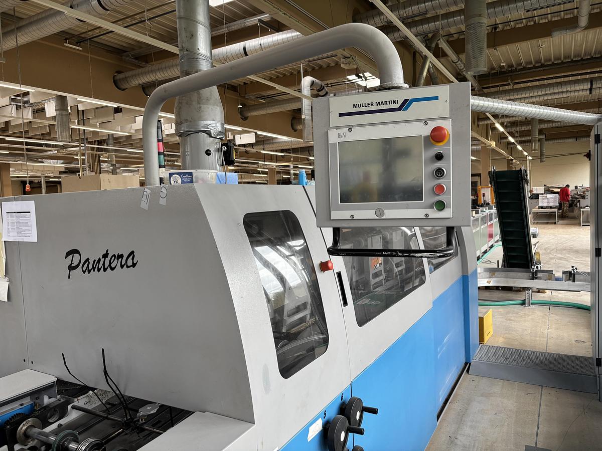 Used Müller Martini perfect binder Pantera 1577 (2008)