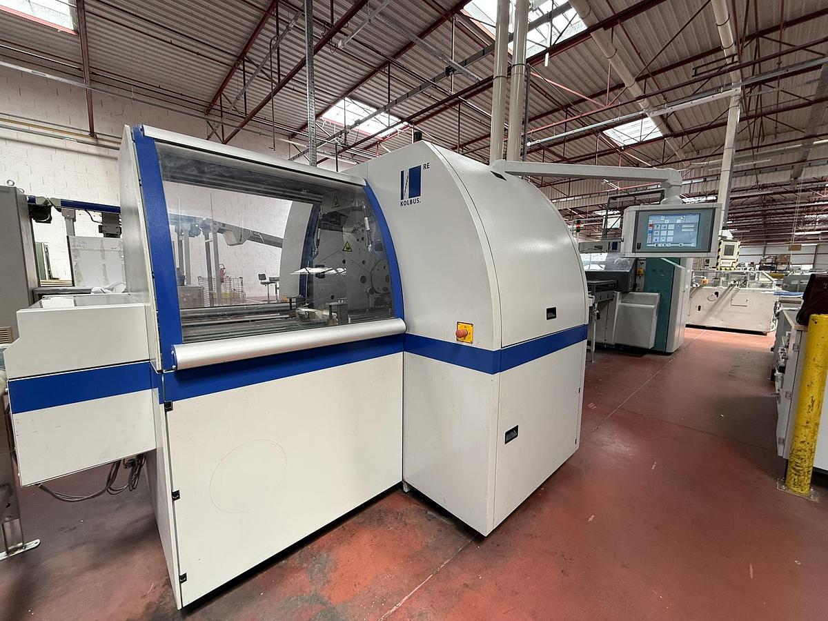 Used Kolbus round corner trimmer RE 143 (2014)