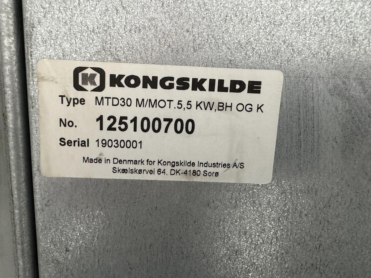 Used Kongskilde extraction unit MOD30 M/MOT.5,5 KW,BH OG K